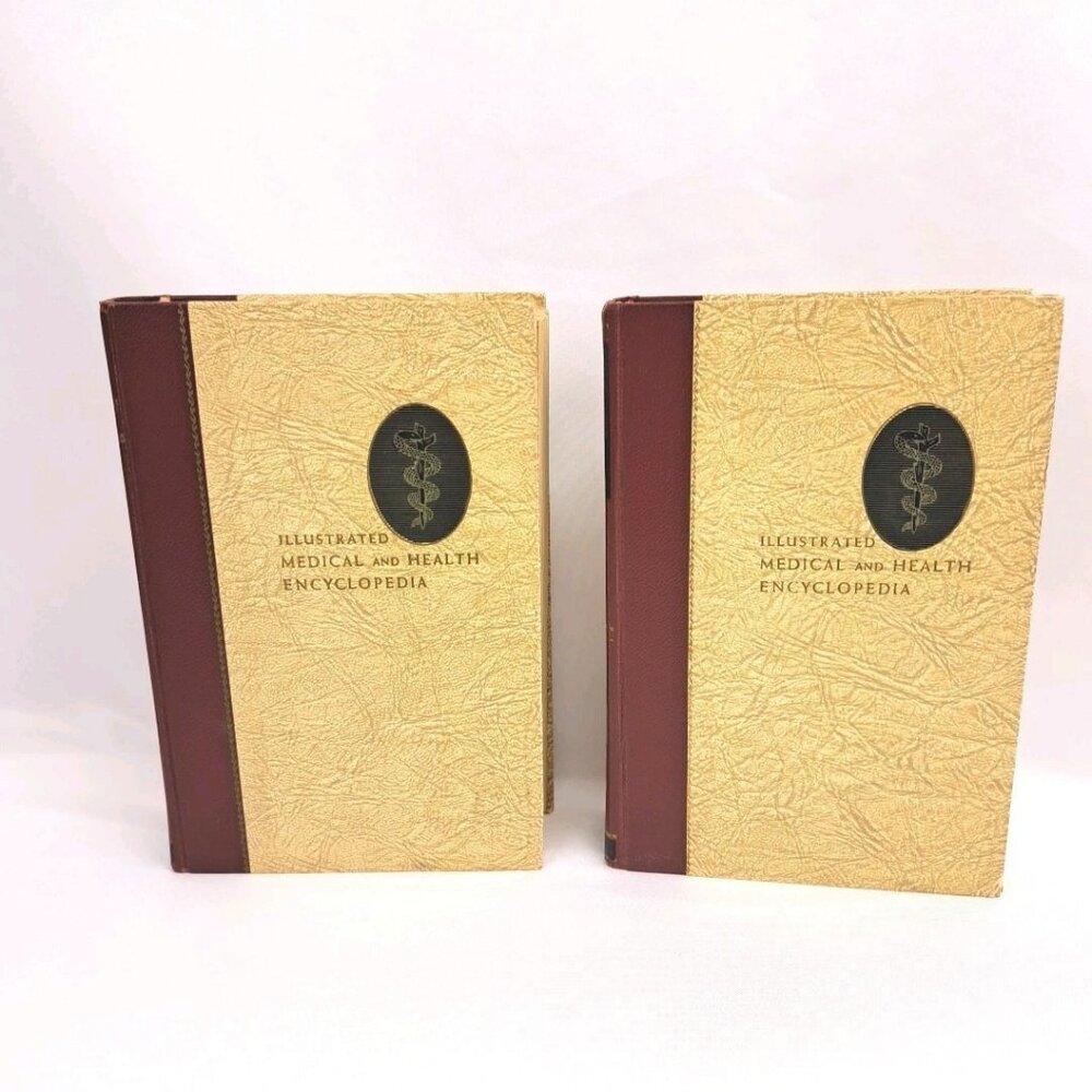 Encyclopedia Book 1958 Illustrated Medical Health Volume 1-4 By Morris Fishbein